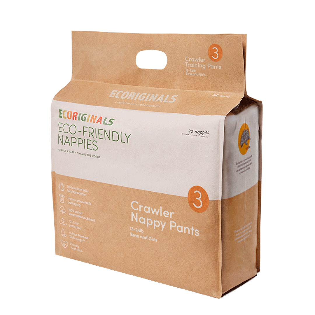 Ecoriginals - Wholesale Nappy (cloth) – Baby - 1 Case (6 Packs) of Ecoriginals Eco Plant-Based Nappies24