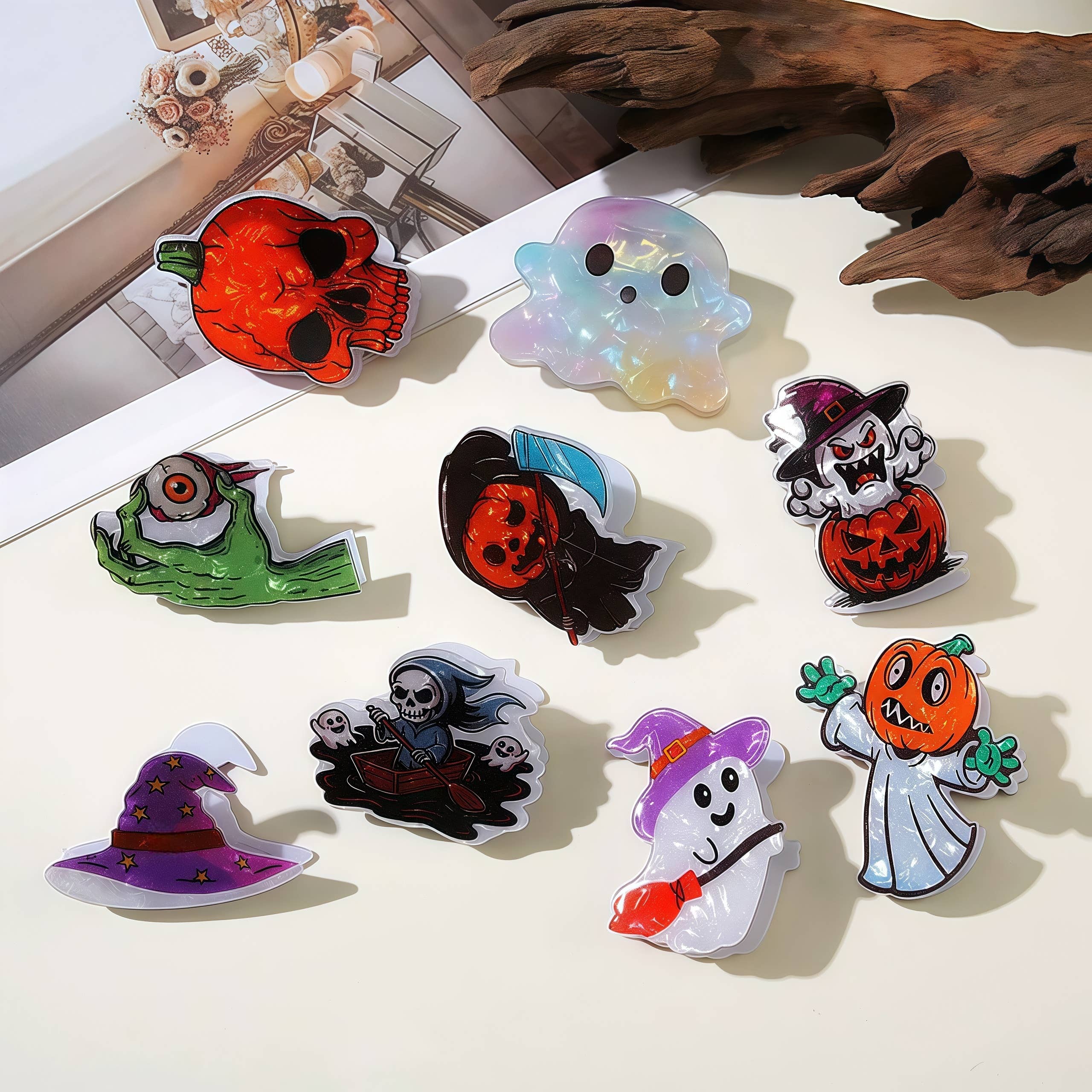 Otterware - Wholesale Hair Clip - Women's - Halloween Haunted Hair Clips | Oversized Costume Claws8