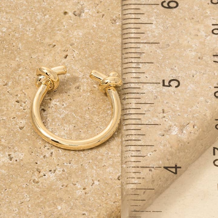 Anarchy Street - Wholesale Band/Stacked Ring - Knotted Ends Open Band Ring1