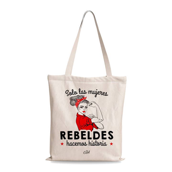 Tote Bag — Kun oprørske kvinder gør historie for engroshandel hos STAR WAY, S.L. | MrCool