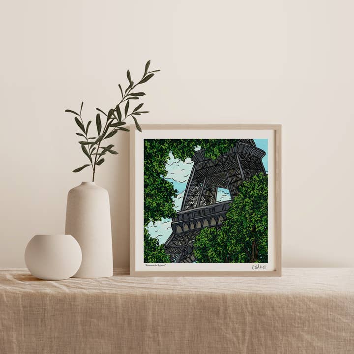 Between the Leaves - Fine Art Print for wholesale by Claire Coleman Studio