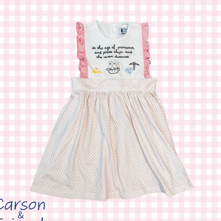 Vestido Carson e Amigos “Era das Princesas” por atacado de Carson & Friends