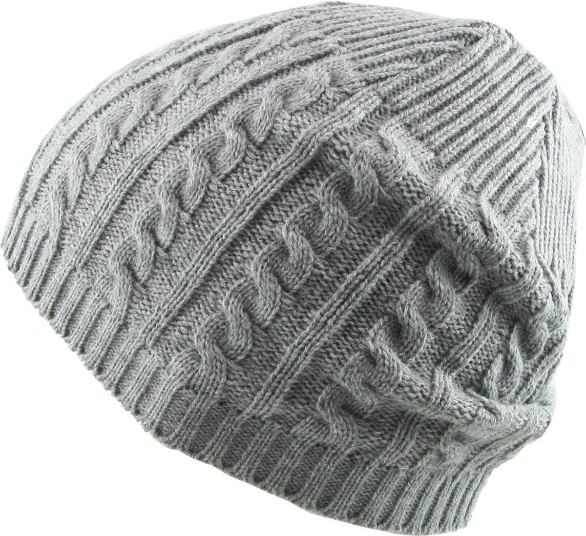 KBETHOS - Wholesale Beanie - Unisex - Cuffless Cable Knit Beanie32