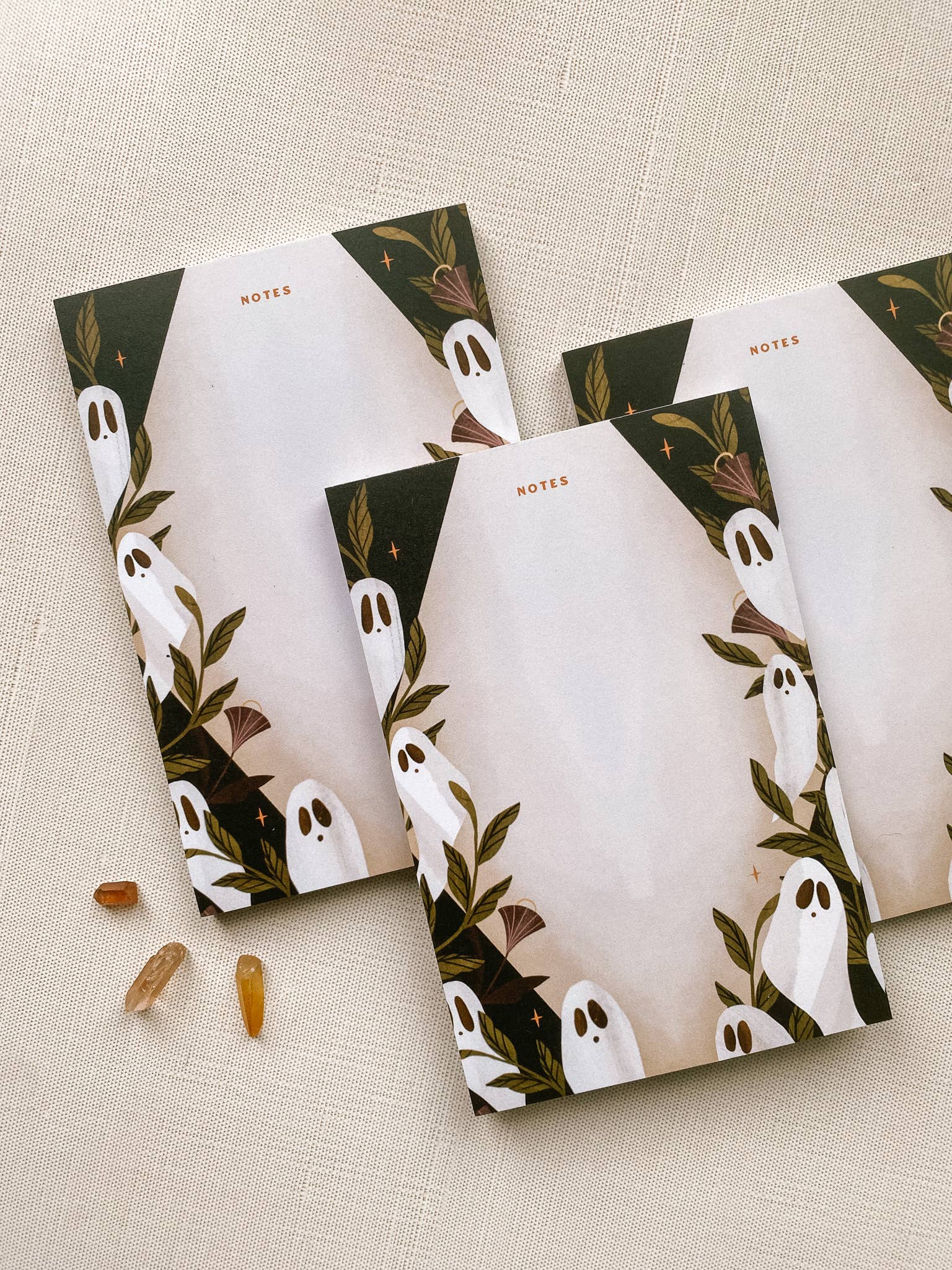 Lantern Print Co. – Bloco de notas por atacado – Bloco de notas Ghost Moonflower - 10x15 cm2