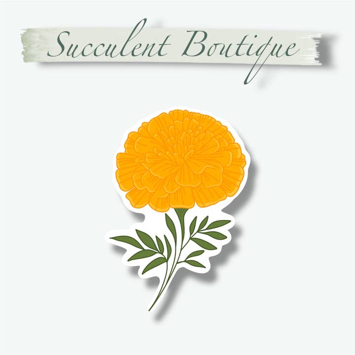 Succulent Boutique - Wholesale Sticker - New Years Flowers Sticker Sheet6