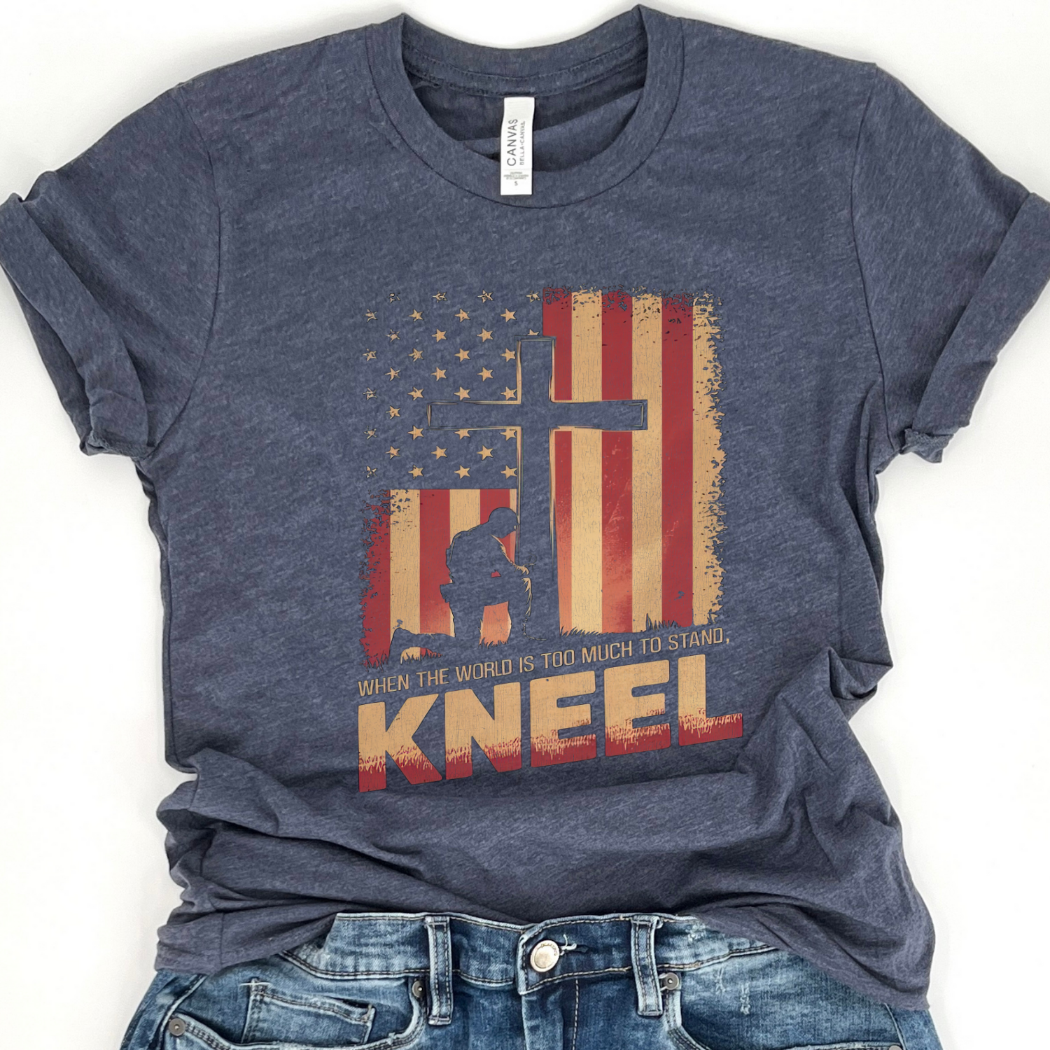 ATTA TOOD Wholesale - Wholesale T-Shirt (Graphic) - Unisex - American Flag Christian t-shirt, July 4th patriotic tee5