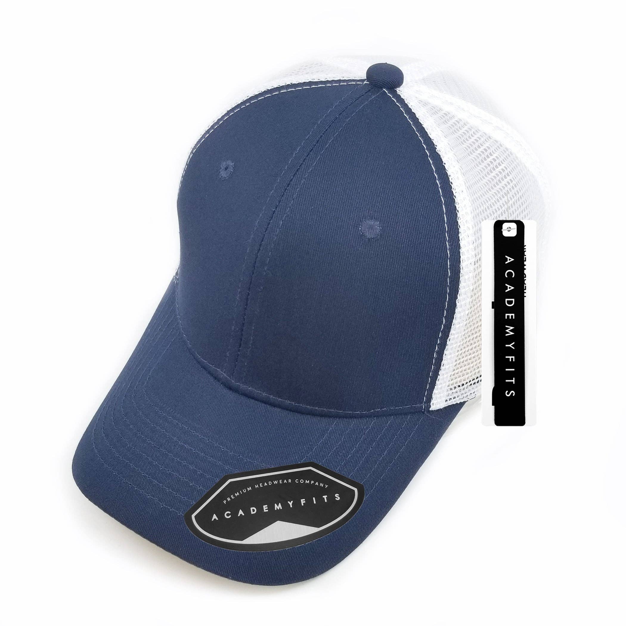 The Park Wholesale – wholesale Trucker hat – Unisex – Academy Fits Cotton Curve Trucker Hat - 20734