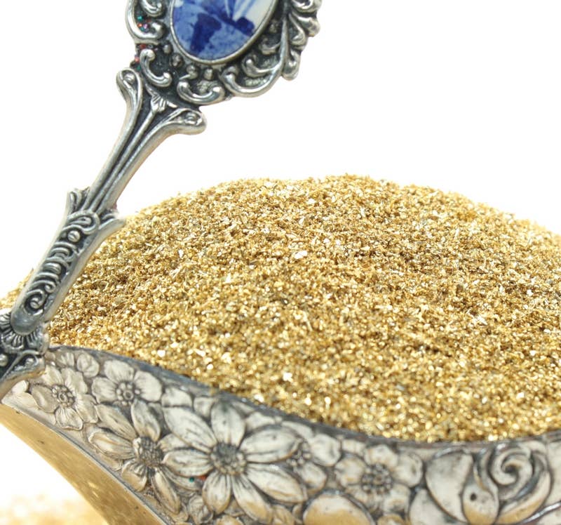 Gold Glass - Sparkly German Glass Glitter - Fine 90 grit,25g for wholesale on Faire4