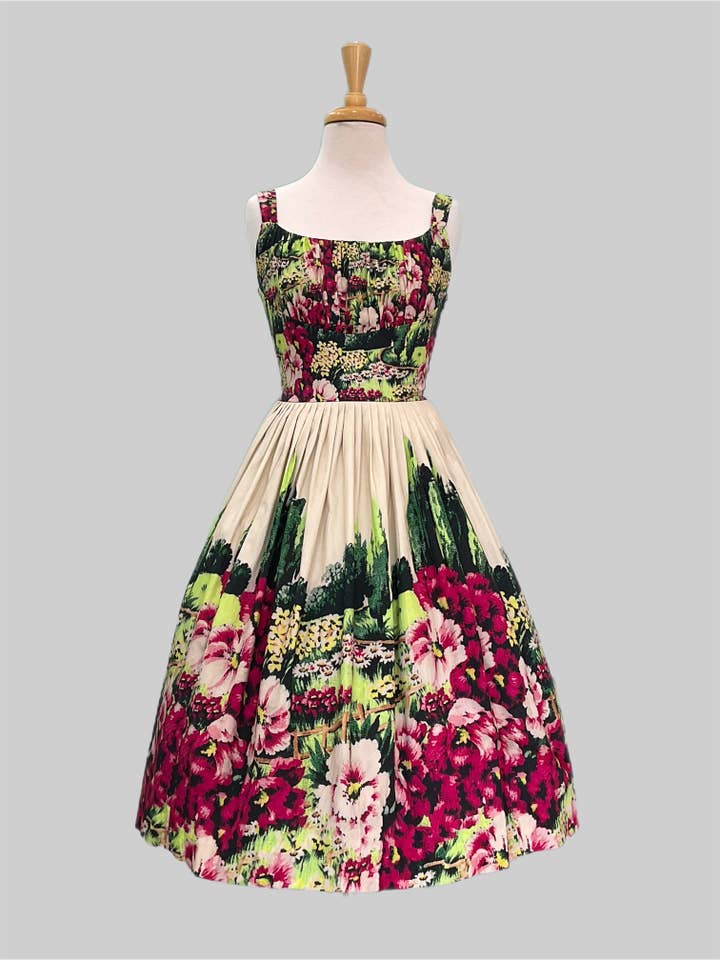 Retrospec'd Clothing - Wholesale Dress - Women's - Norma Jean The Garden Vintage Style Dress