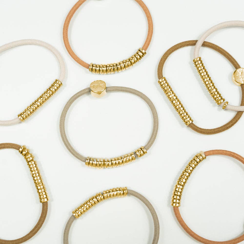 SAND SCHEIBEN SAND - MIX & MATCH / ARMBAND / HAARGUMMIS / FRÜHLING / SOMMER / 24 Stk. für den Großhandel auf Faire2