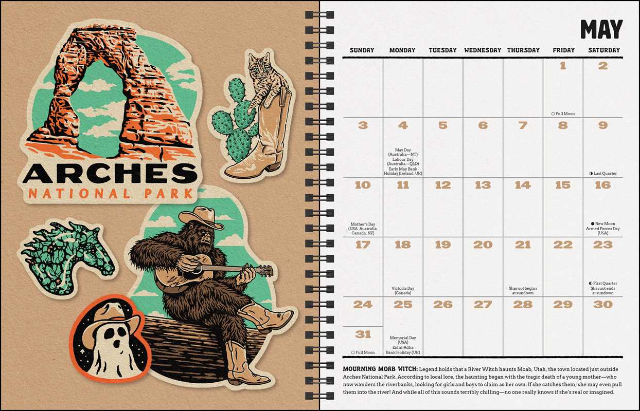Simon & Schuster - Wholesale Calendar - Paranormal Parks 12-Month 2026 Monthly/Weekly Planner Calendar by Sam  Larson1