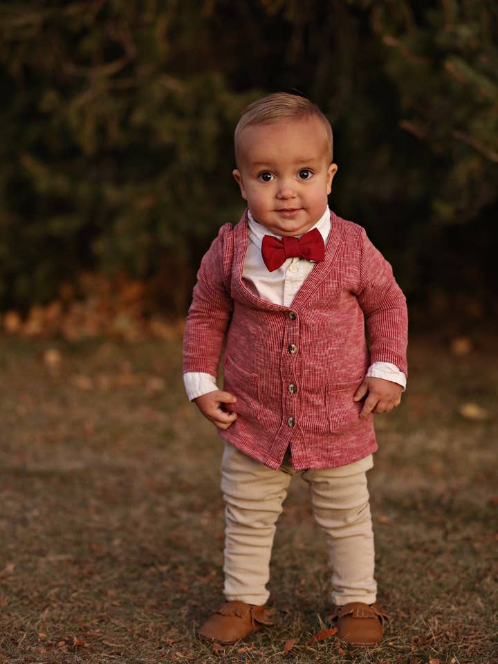 Ruby Bow Tie for wholesale by Navy Fields