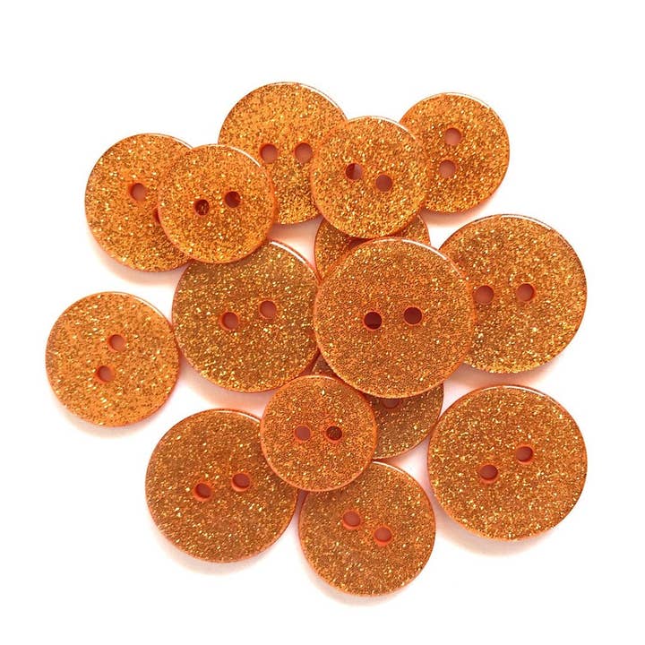 Buttons Galore & More - Wholesale Sewing Button/Snap - Koi Glitter Buttons