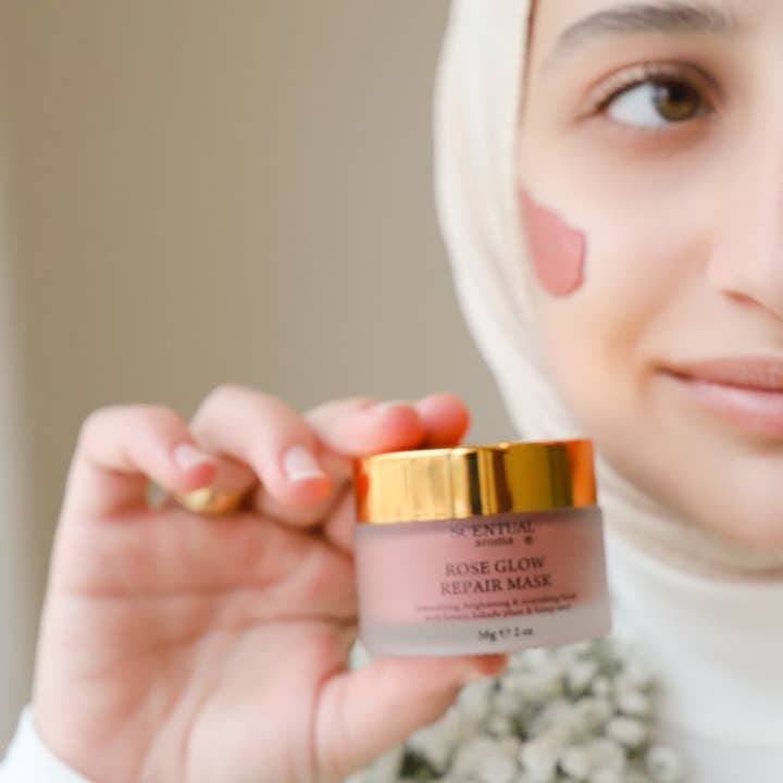 Scentual Aroma® Skincare - Wholesale Skincare face mask - ROSE GLOW Repair Mask6
