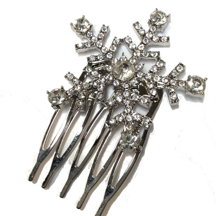 Snowflake haircomb #89-9051 for wholesale by Astoria Gift Corporation