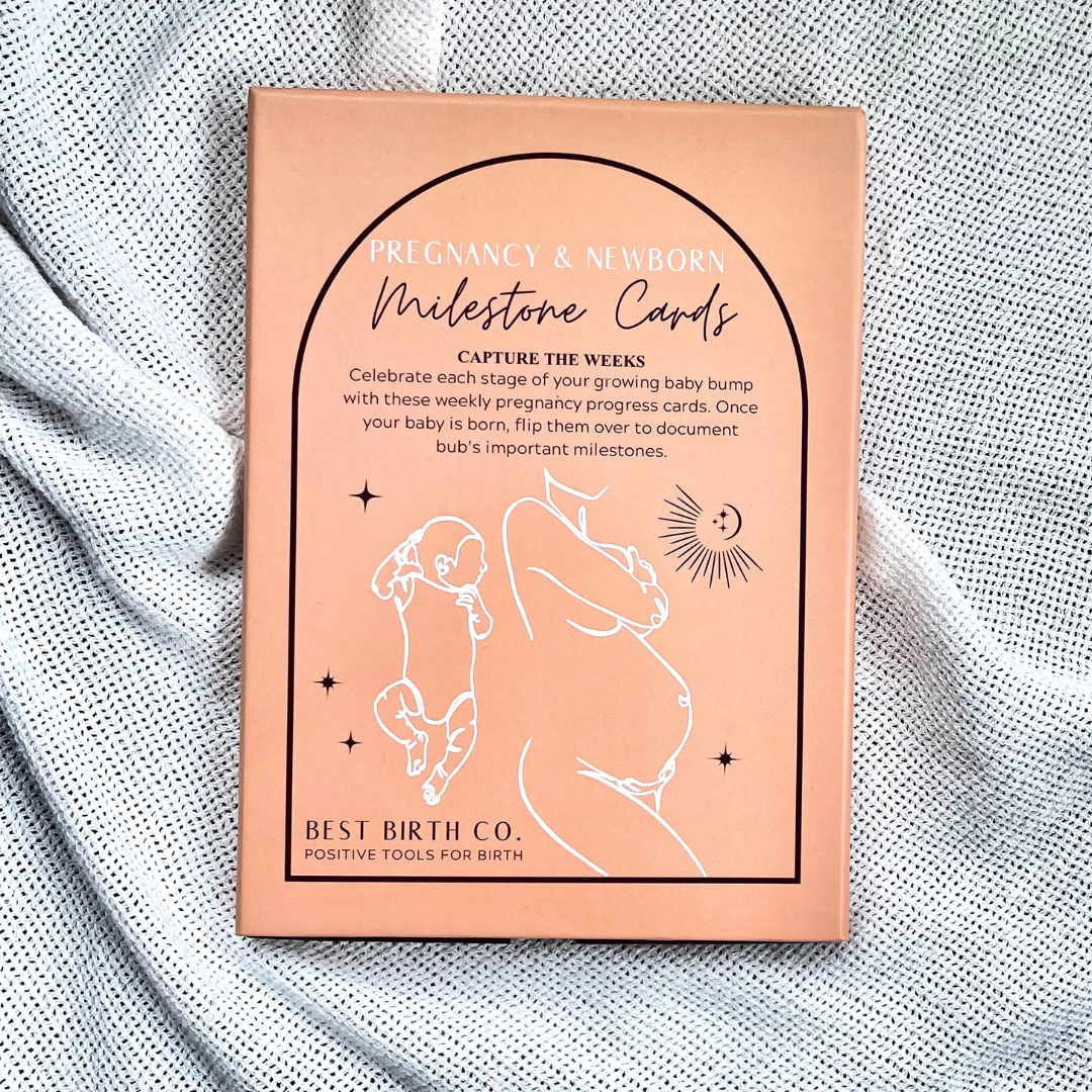 Best Birth Co - Wholesale New Mom Gift Box/Set - Baby Shower Gift New Baby Milestones6