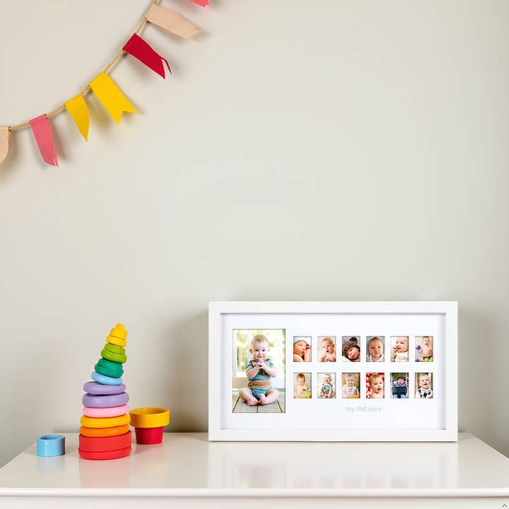 Pearhead - Vente Cadre photo - Enfant et bébé - Photo Moments Première Année Cadre souvenir7