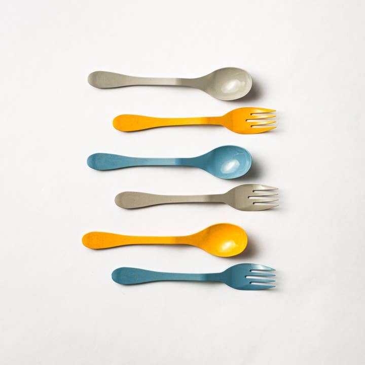 Knork Flatware - Wholesale Assorted Cutlery Set - Knork Eco Plant Utensil - 6 Piece Set11