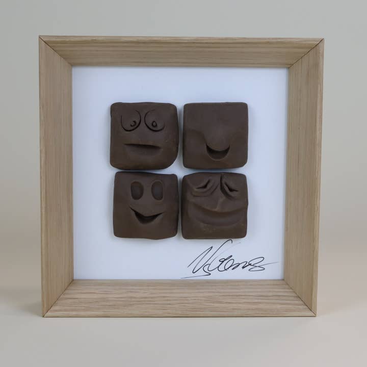 Handgjorda Keramiktavlor "4 Ansikten" för wholesale av Atelier nelson gomes