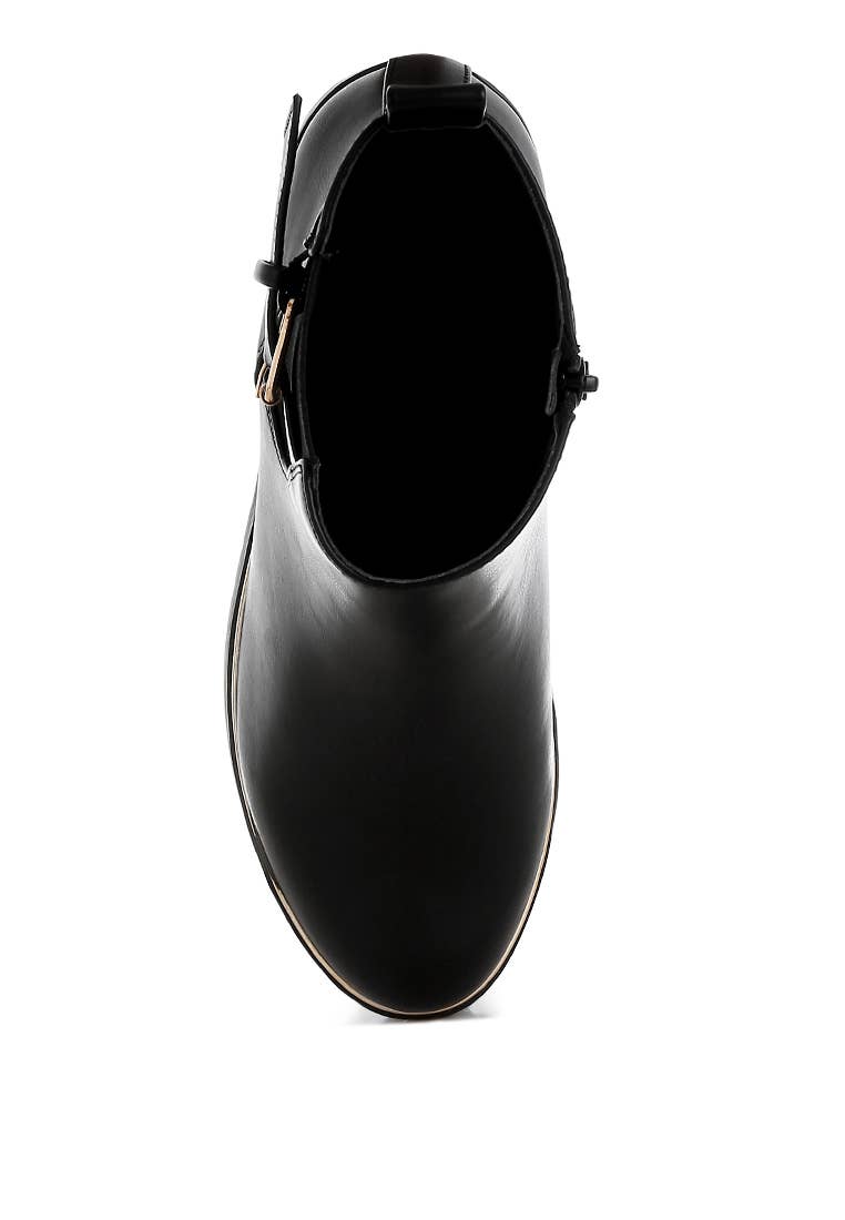 Rag Company - Vente Bottes – femme - Bottes à cheville avec détail de boucle Antorin Chunky3