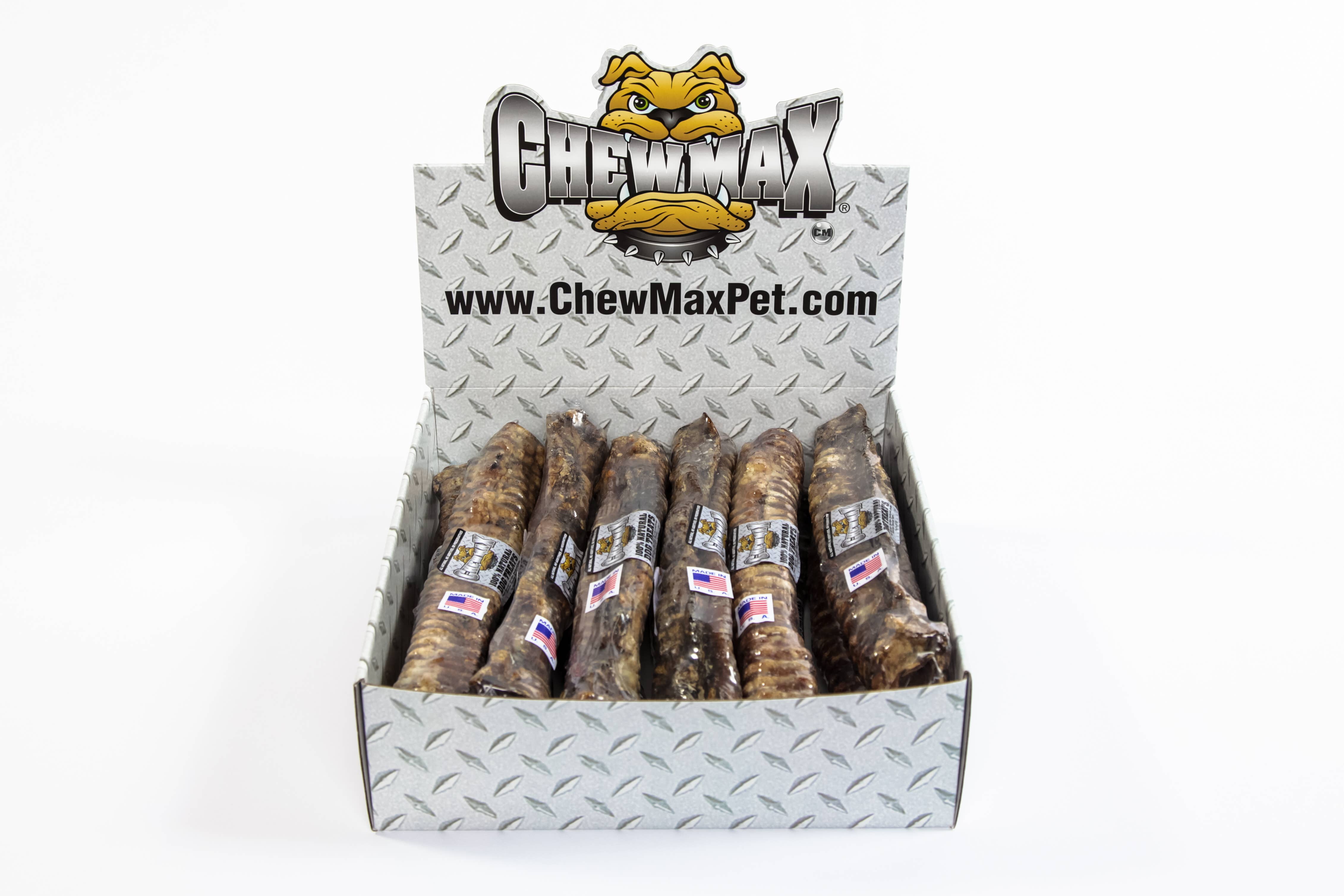ChewMax Pet Products - Vente Friandises – chien - Trachée de 12 po0