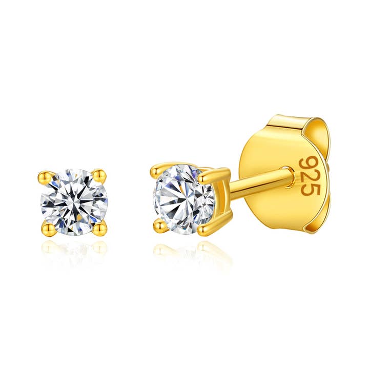 14K Gold Plated 925 Sterling Silver Round Brilliant Cut Cubic Zirconia Stud Earrings Hypoallergenic Earrings for Women 3-6mm and other Purchase Wholesale aaa t shirts. Free Returns & Net 60 Terms on Faire trending on Faire.