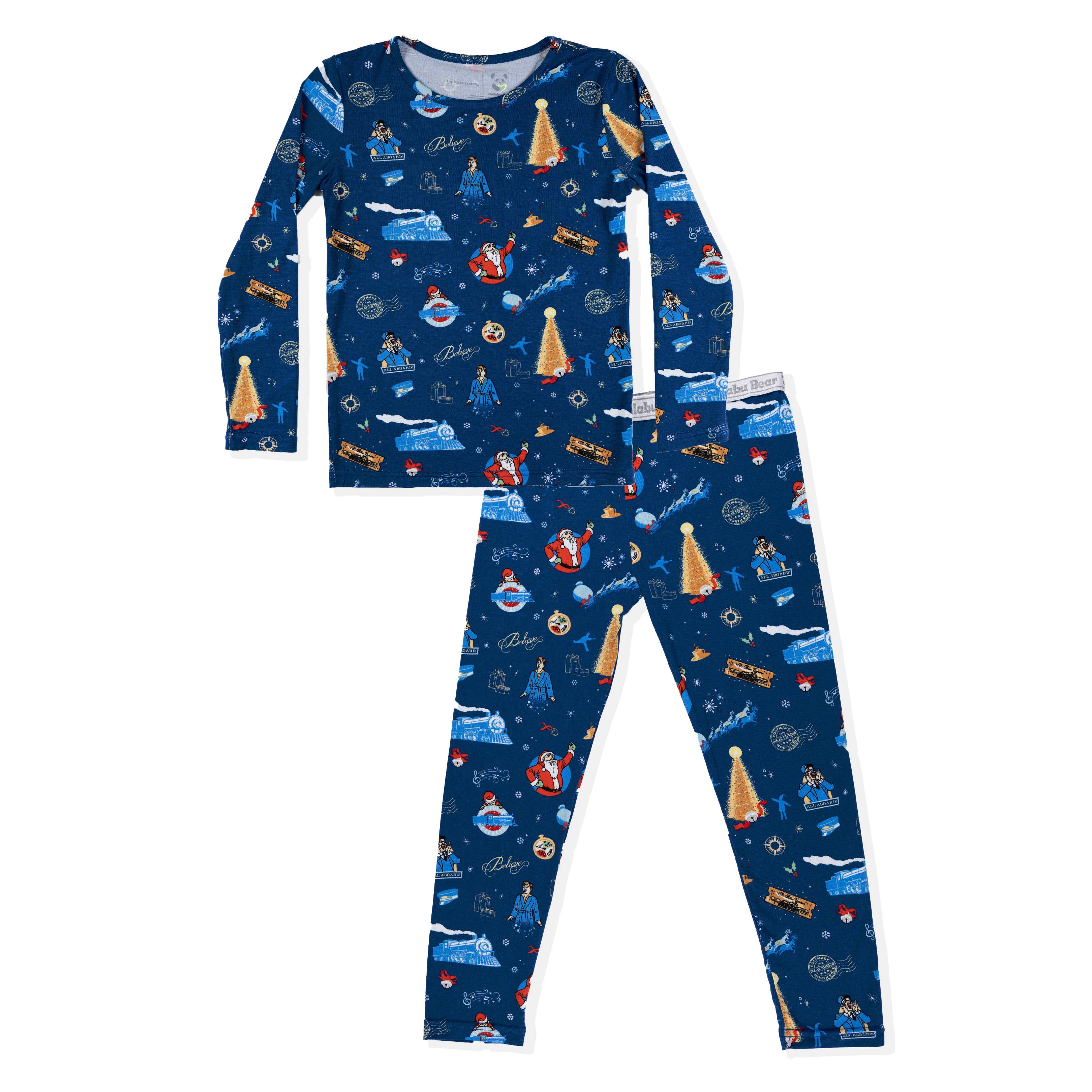 Bellabu Bear - Wholesale Sleepwear Set - Kids - The Polar Express Bamboo Kids Pajamas0