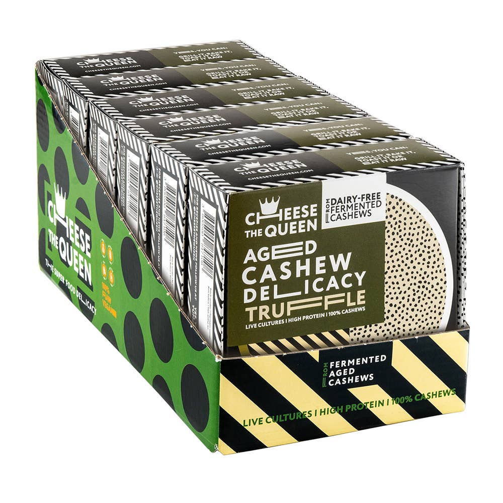 CHEESE THE QUEEN - Wholesale Cheese - Truffle /ethical/ 'Cheese the Queen' Aged Cashew Delicacy6