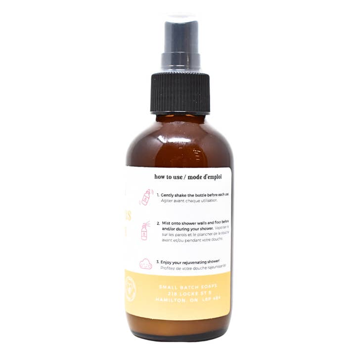 Small Batch Soaps - Wholesale Aromatherapy Mist - Citrus Eucalyptus Shower Mist2