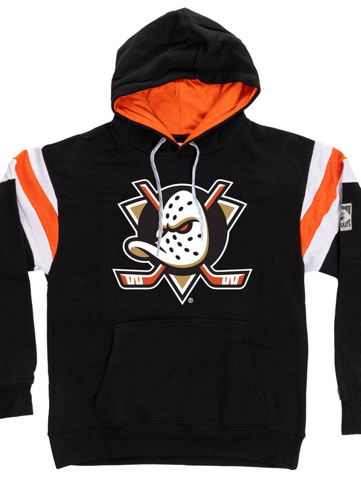 Sudadera con capucha de hockey varsity de los Anaheim Ducks para venta al por mayor de Bench Clearers
