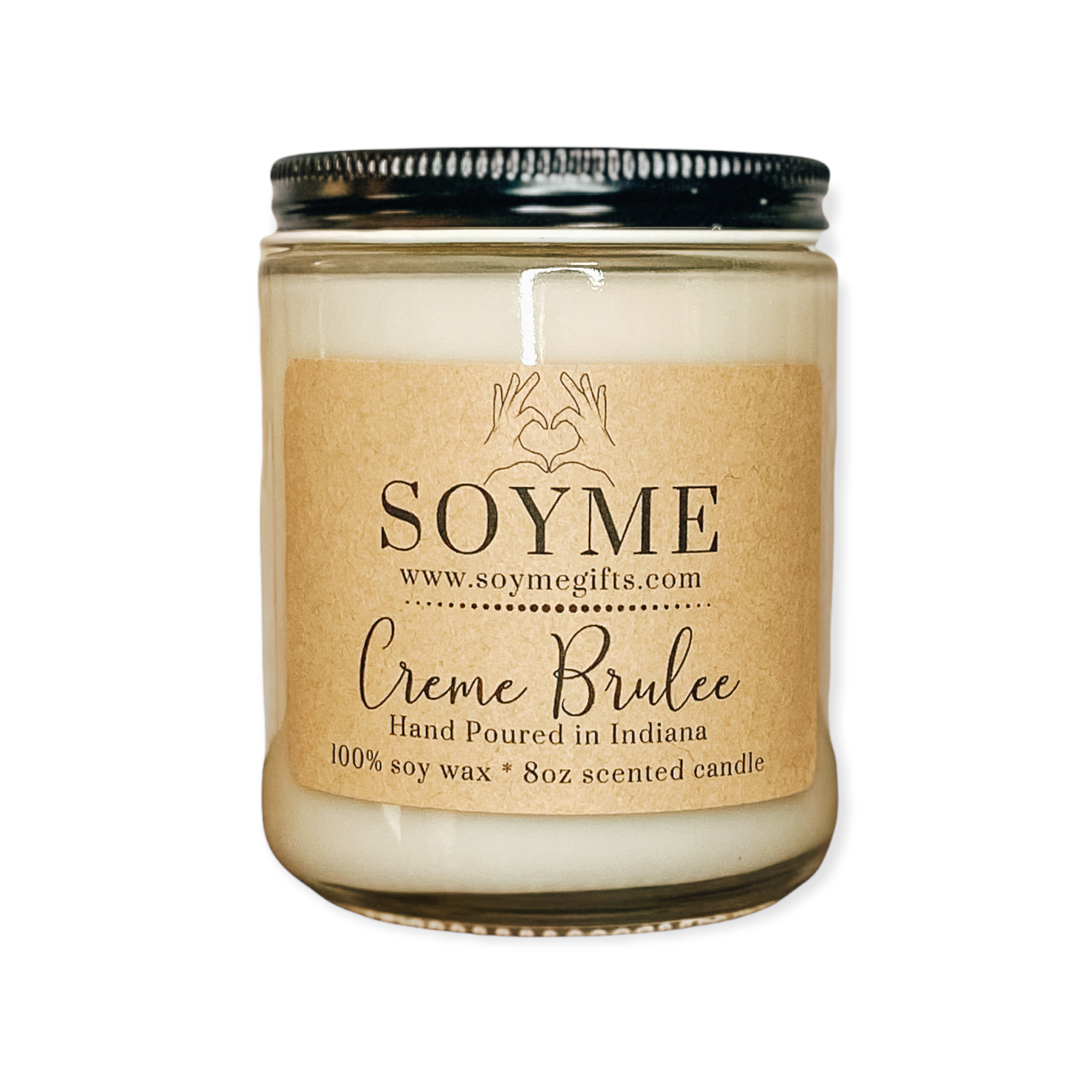 Soyme Gifts - Wholesale Jar/Filled Candle - Creme Brulee2