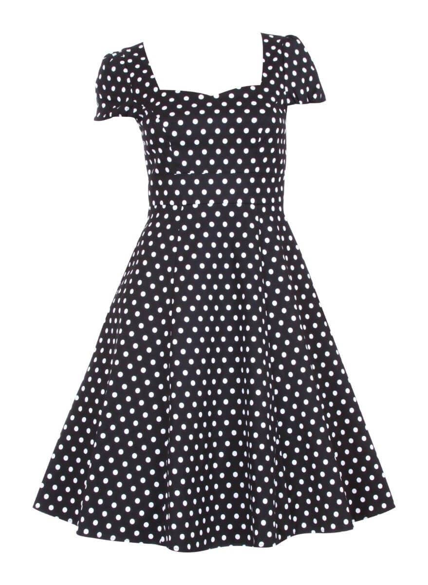 Dolly & Dotty - Wholesale Dress - Women's - Claudia Flirty Fifties Style Dress in Black10