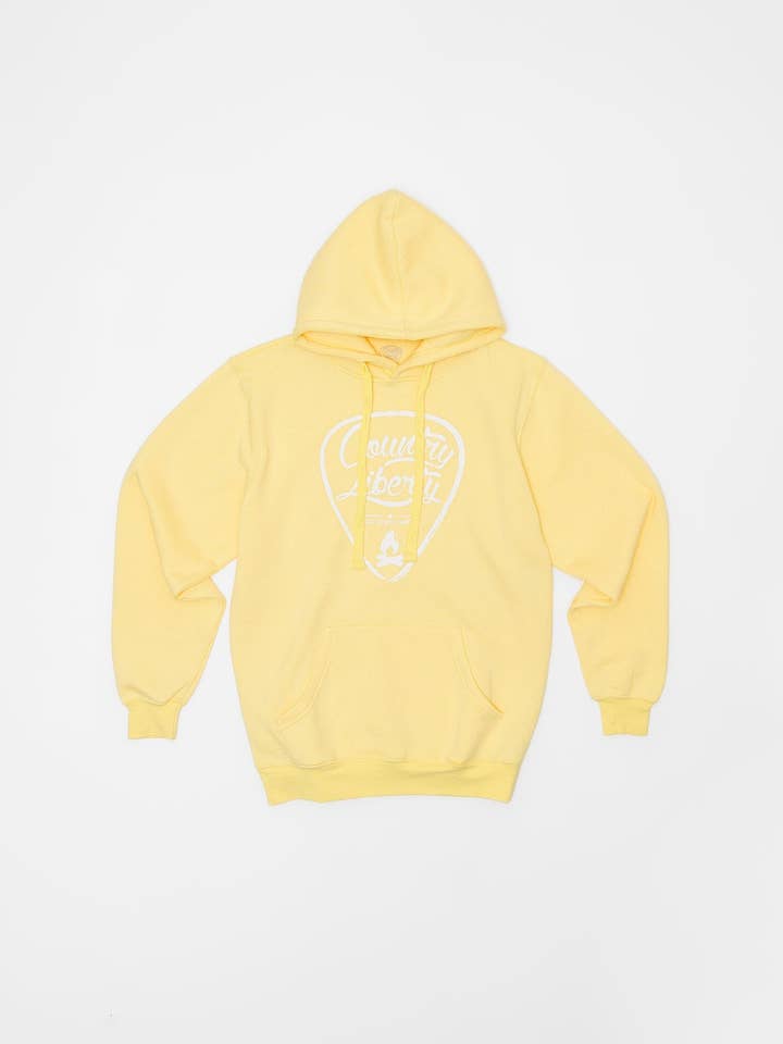 Yellow Unisex Hoodie for wholesale by Country Liberty