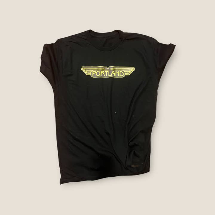 Original Maine - Wholesale Screen Printed T-Shirt - Unisex - Portland "VideoPort" T-shirt