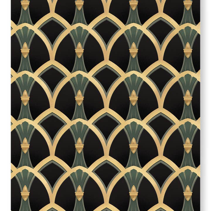 ART DECO-DESIGNS IN DER FREIMAURERHALLE: Kunstdruck für den Großhandel von Ezen Trade