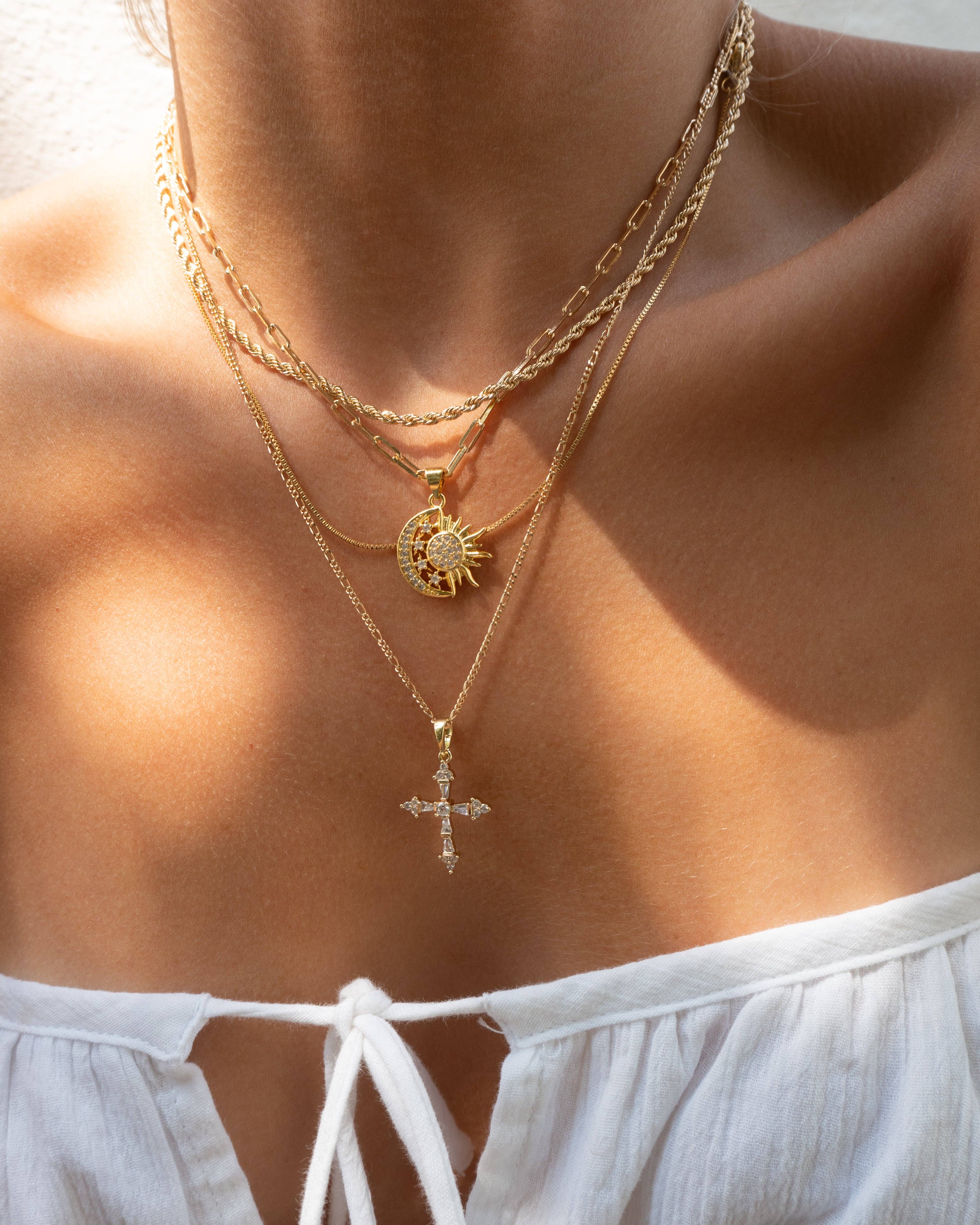 VIE EN BLEU – Engroshandel Halskæde med vedhæng – Maria halskæde2