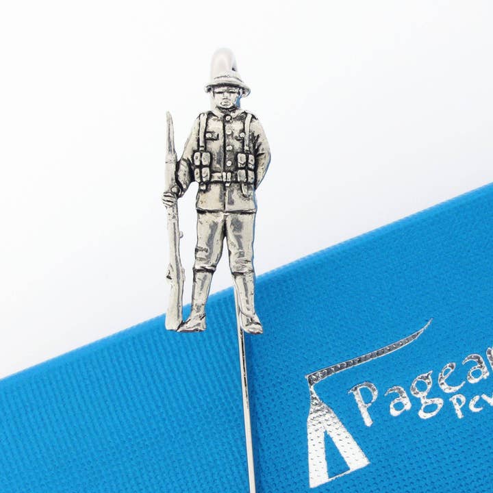 Pageant Pewter – wholesale Bookmark – Pewter Tommy WW1 Soldier Bookmark