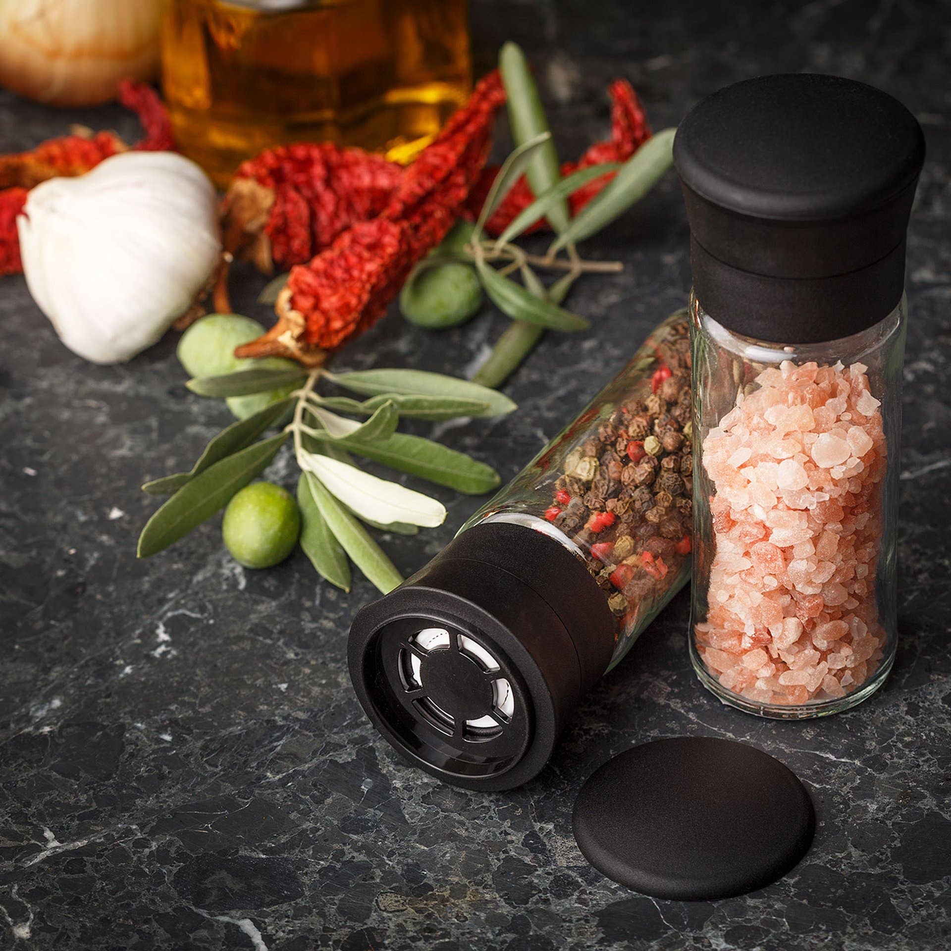 Crystalia - Wholesale Pepper Mill - Pepper Grinder with Ceramic Mechanism, Set of 26
