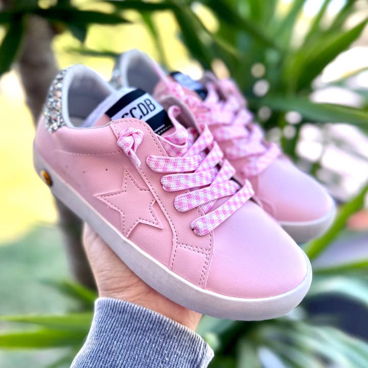 Torn and Trendy - Vendita all'ingrosso Sneakers di tendenza - Bambini - Sneakers Malibu Pink Star0