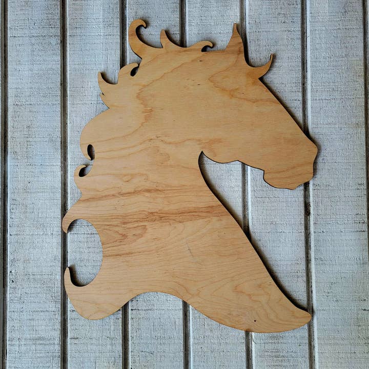 All Designs Equine - Wholesale Cutouts - Wood Western Horse Custom Design Cutout Wooden Craft DIY1