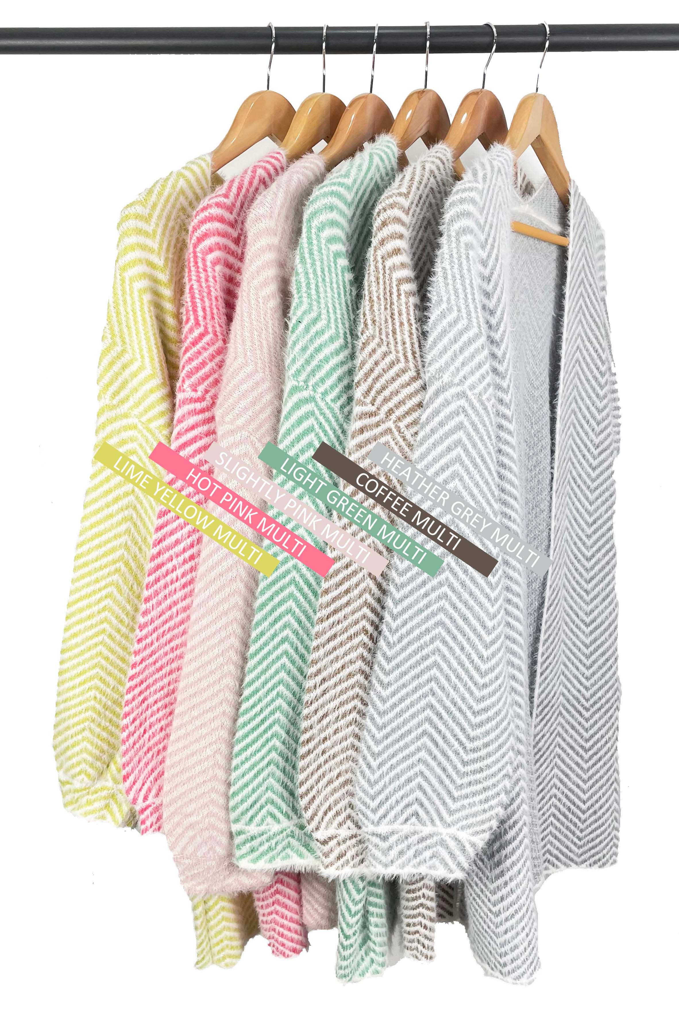 ESLEY - Wholesale Cardigan - Women's - 52319TJY- Vintage Loose Cardigan Sweater6