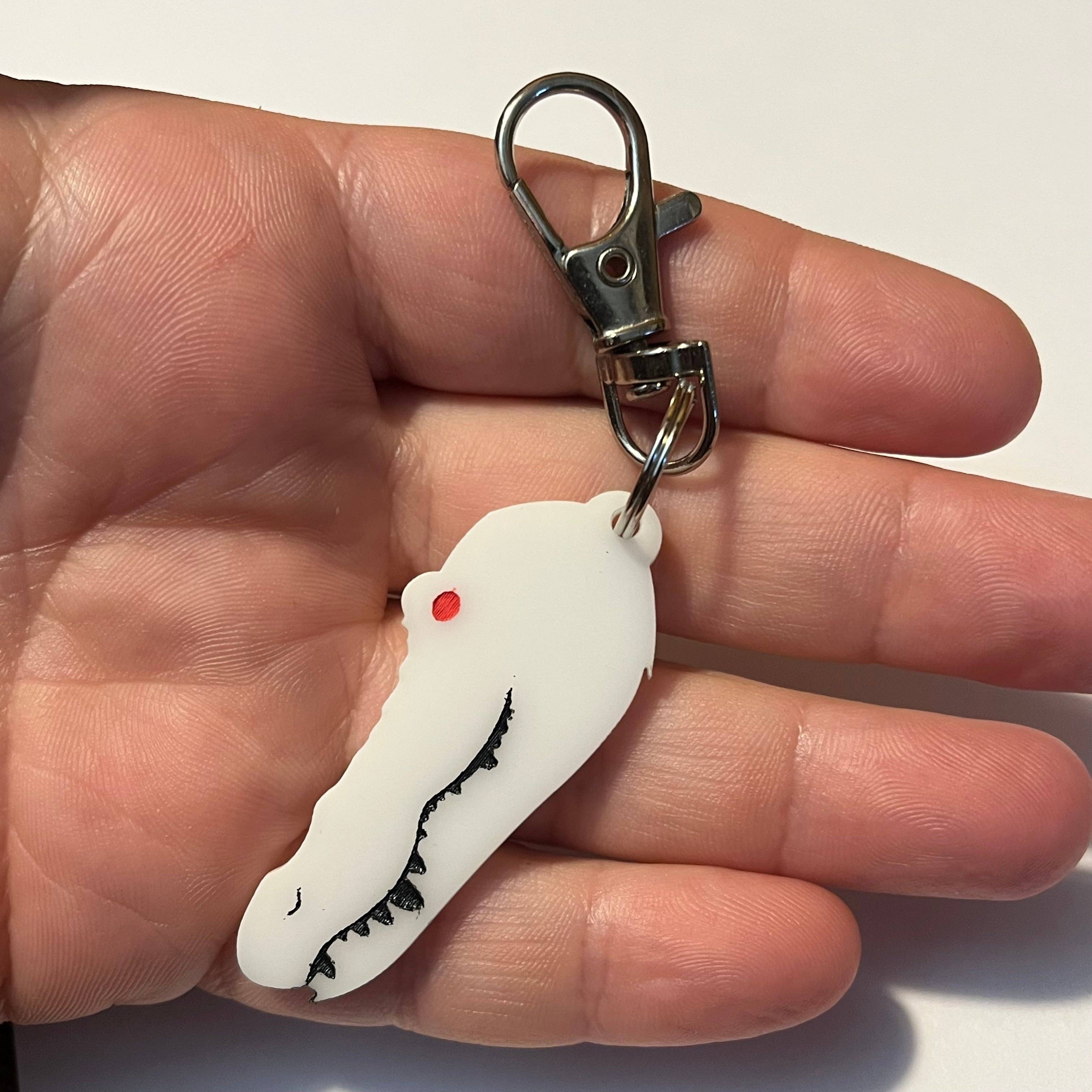 The Spooky Haus - Wholesale Keychain - Unisex - Claude The Albino Aligator Keychain1