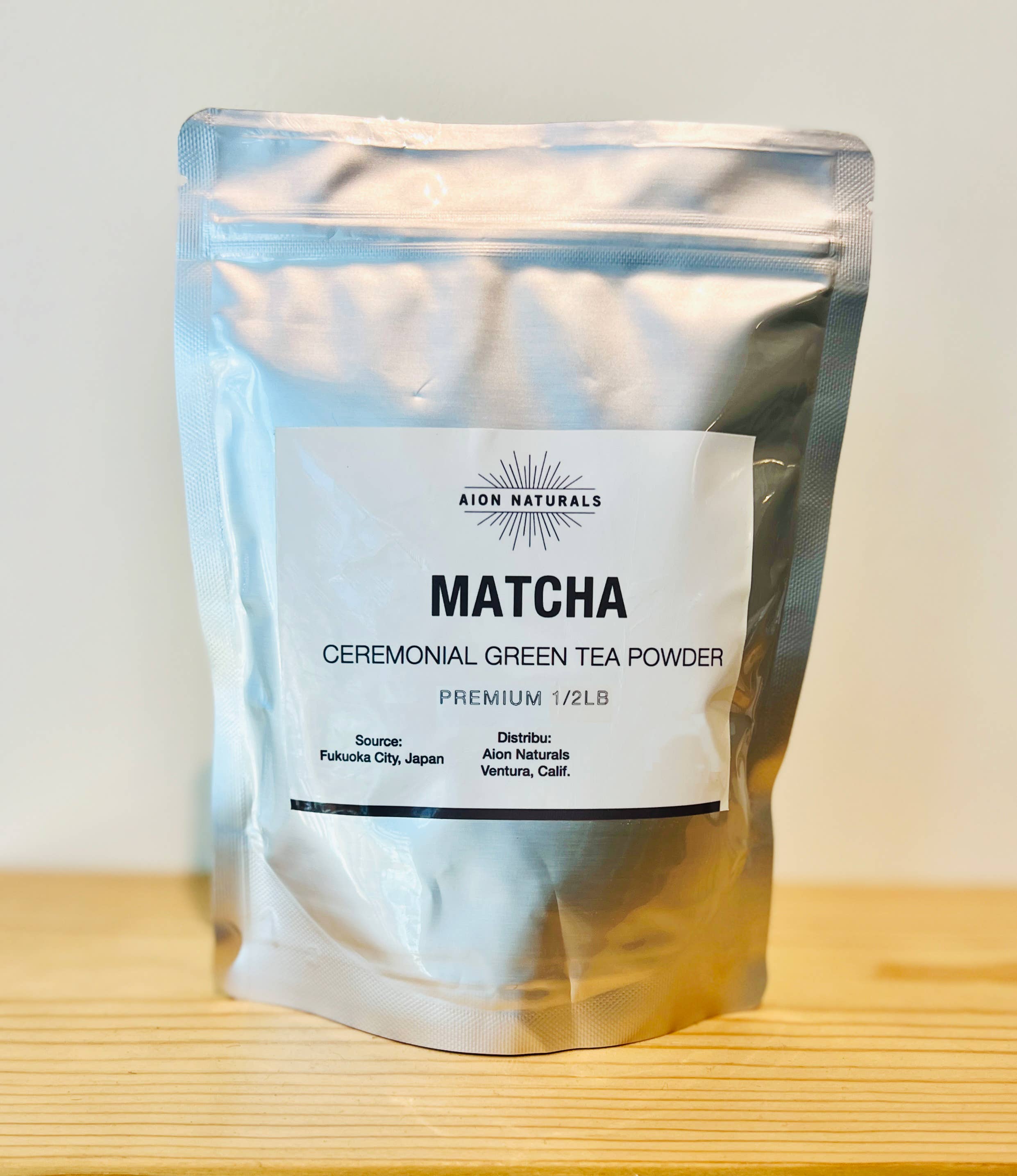 Aion Naturals - Wholesale Health/Detox Tea - Aion Naturals Premium Ceremonial Matcha BULK4