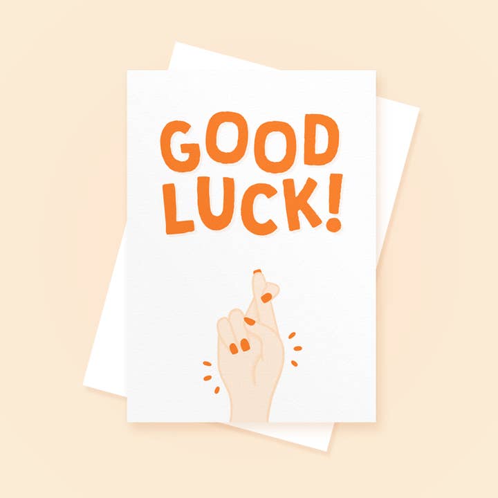 Carte de vœux bonne chance pour la vente par Quinn's Pins