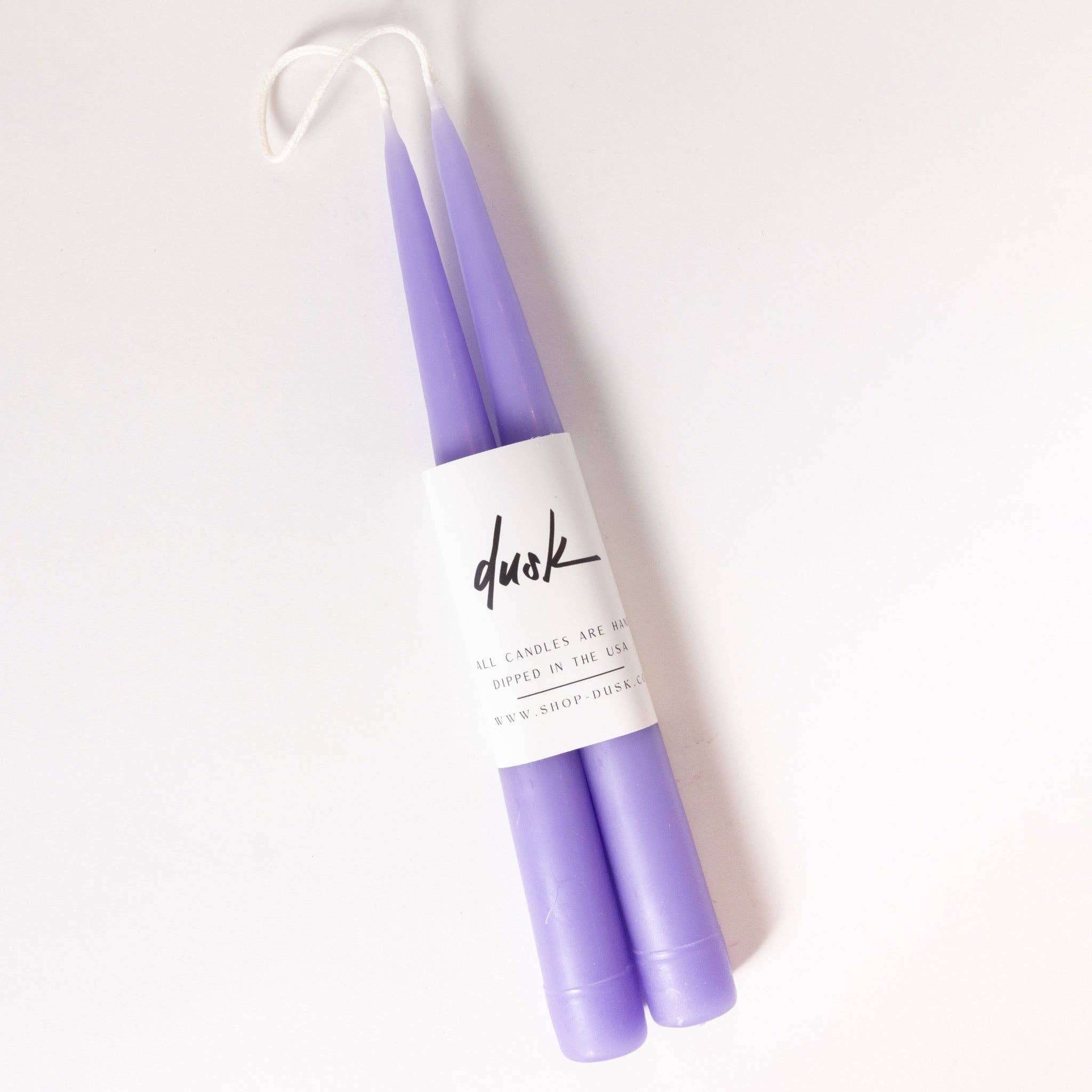 Dusk - Vente Bougies/bougeoirs coniques - Lot de bougies coniques faites à la main de 23 cm9