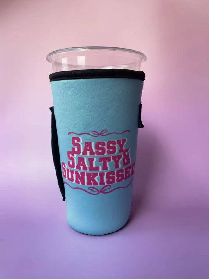 LA Koozie Company - Wholesale Drink Huggers & Koozies -  SASSY,SALTY&SUNKISSED (TALL ONLY)2