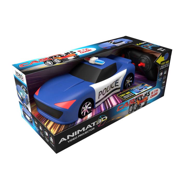 Mindscope Products - Wholesale Toy Car/Truck - Kids - Mindscope CarToons Remote Control Car with Video Projector