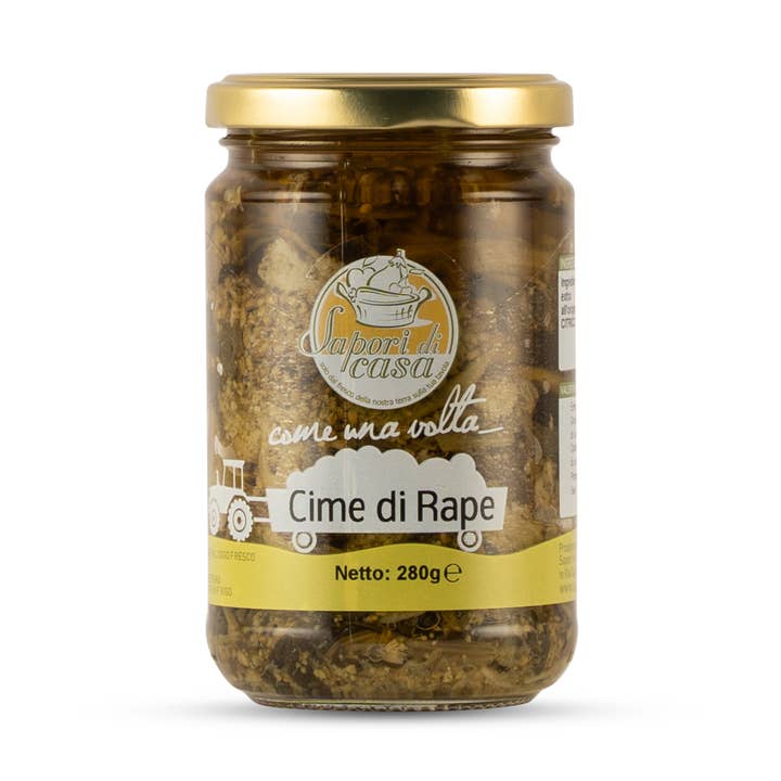 Cime di Rape in preservative-free EXTRA VIRGIN olive oil for wholesale by Sapori di Casa