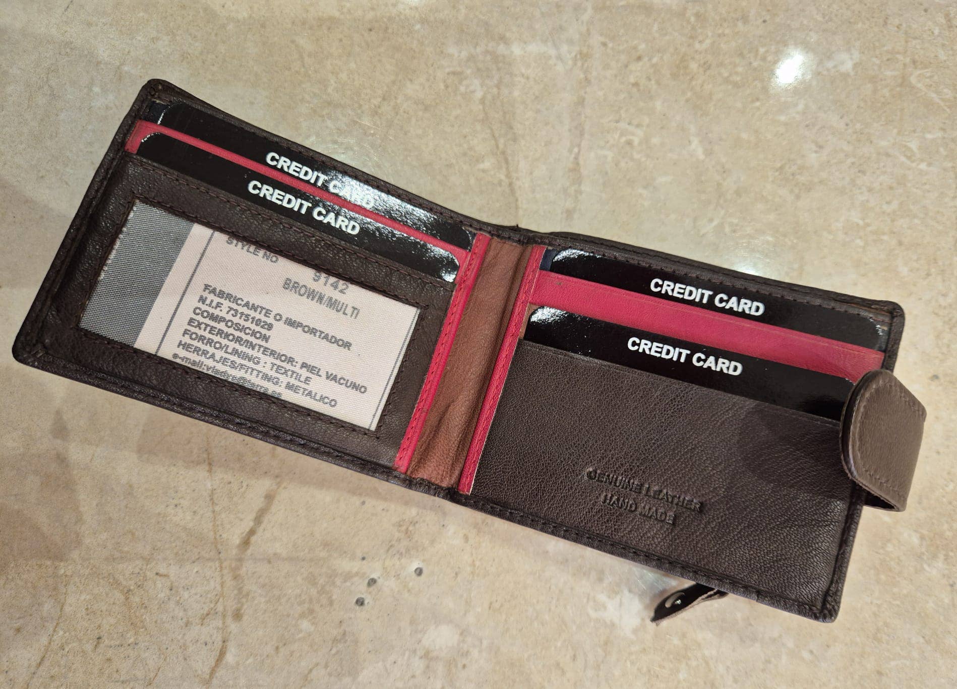 MIA LAROUGE - Wholesale Wallet - Unisex - UNISEX LEATHER WALLET.2