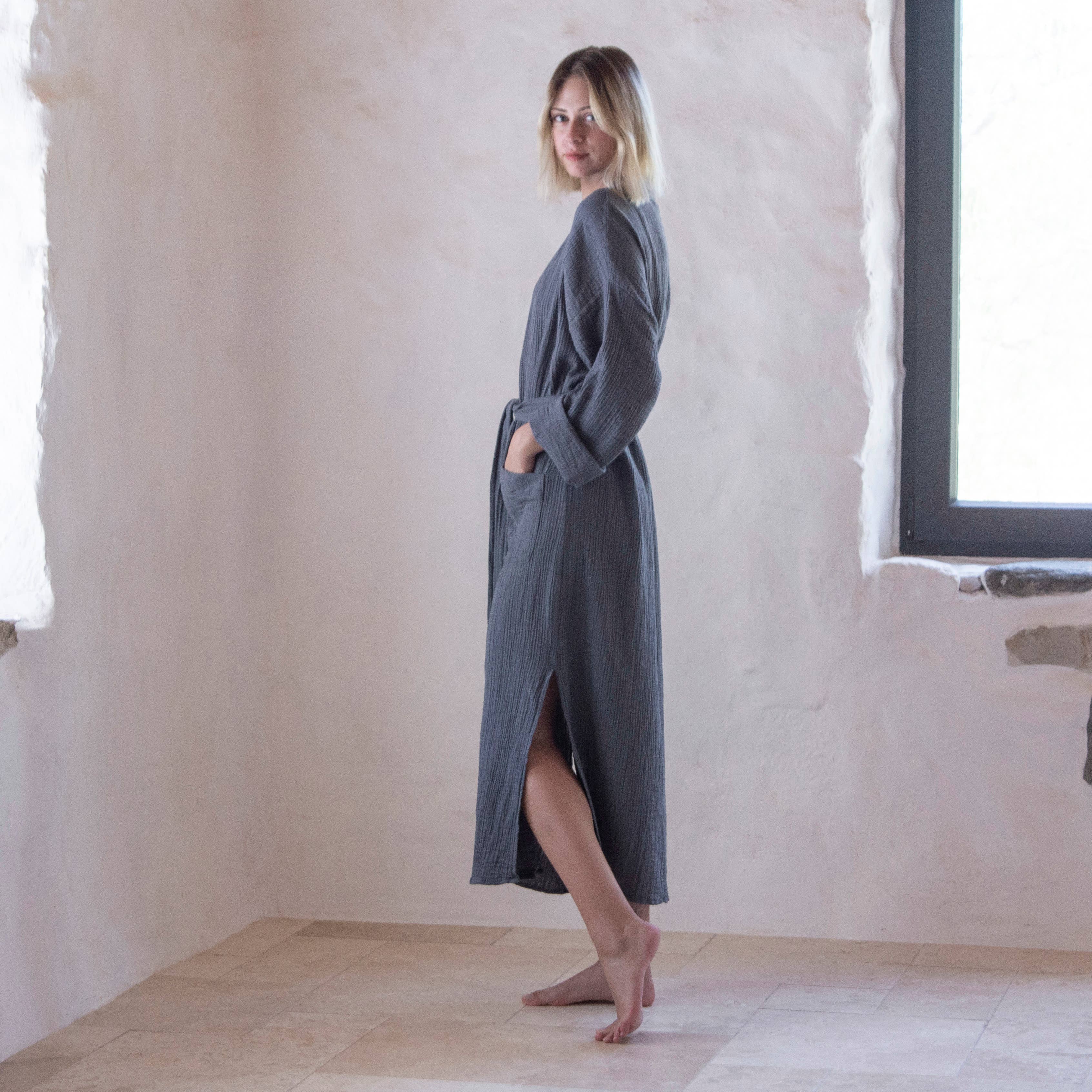 loom.ist - Wholesale Robe - Women's - Muslin double-layered cotton robe15